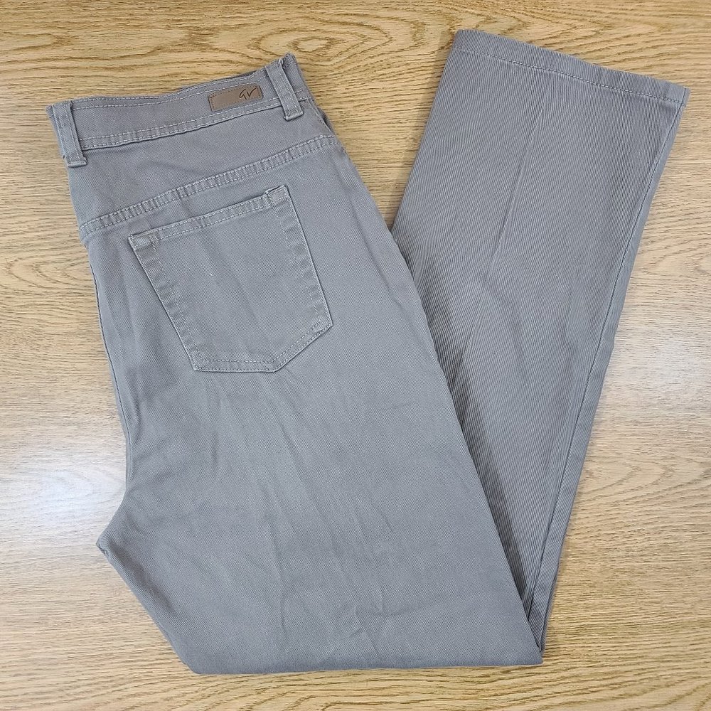 Gloria Vanderbilt Brown Straight Jeans Size 16 Avg
